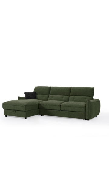 BAILEY Sofabed with Storage Chaise