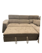 JAMIE Corner Sofabed with Storage Ottoman