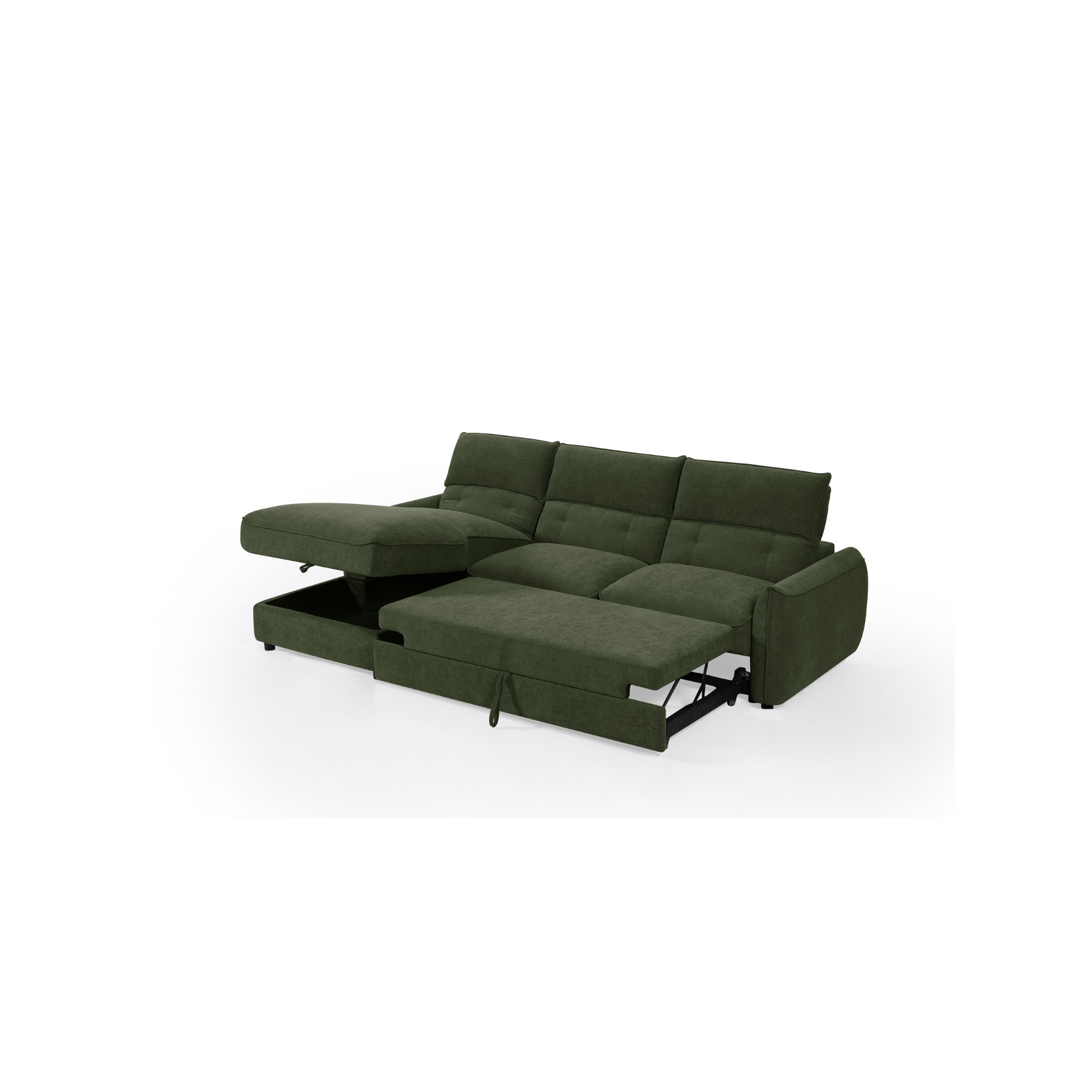 BAILEY Sofabed with Storage Chaise