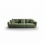 Modular Plush Sofa Green Nick Scali, Harvey Norman, Lounge Lover style