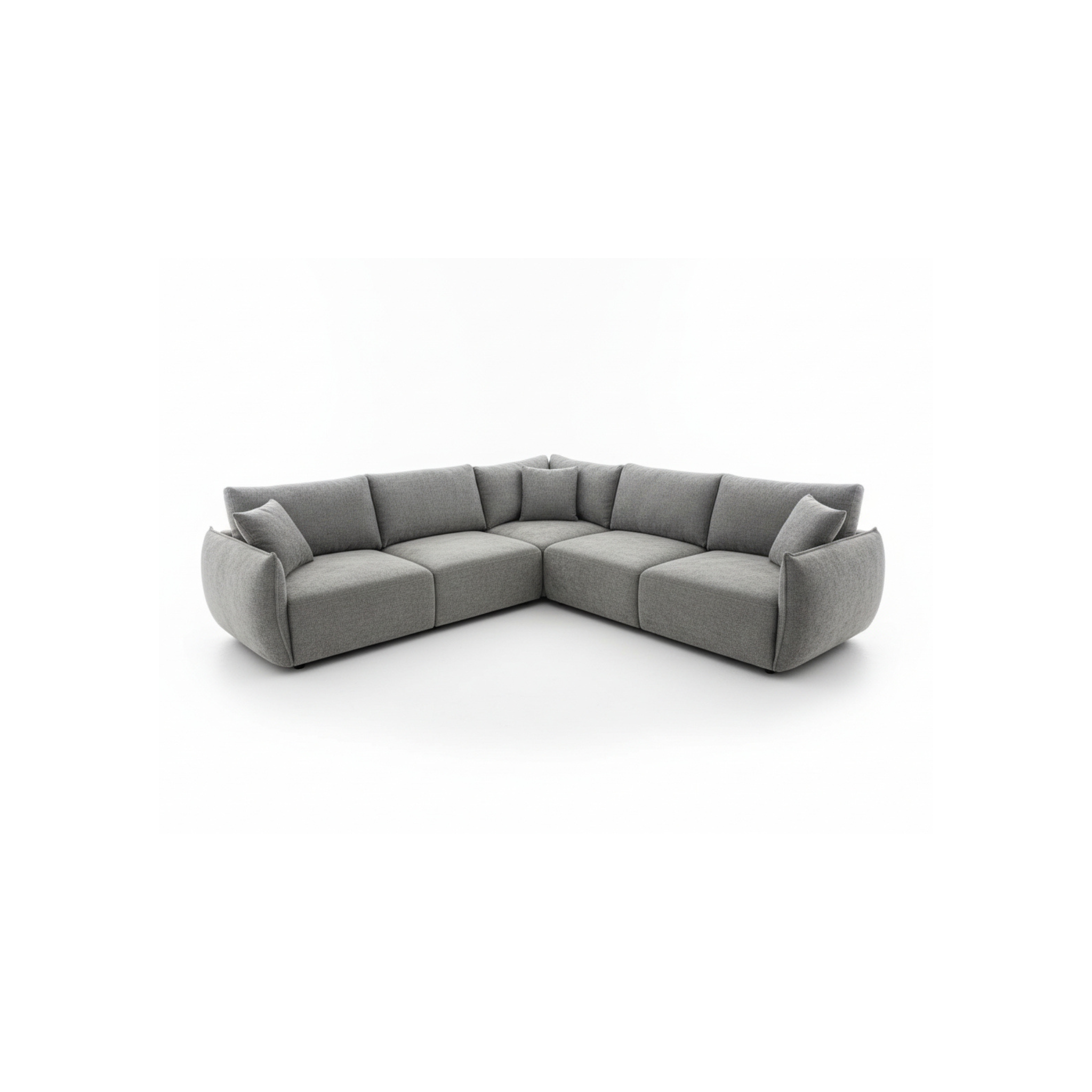 Nick Scali, Harvey Norman, Lounge  Lovers Style grey 5 seater modular sofa