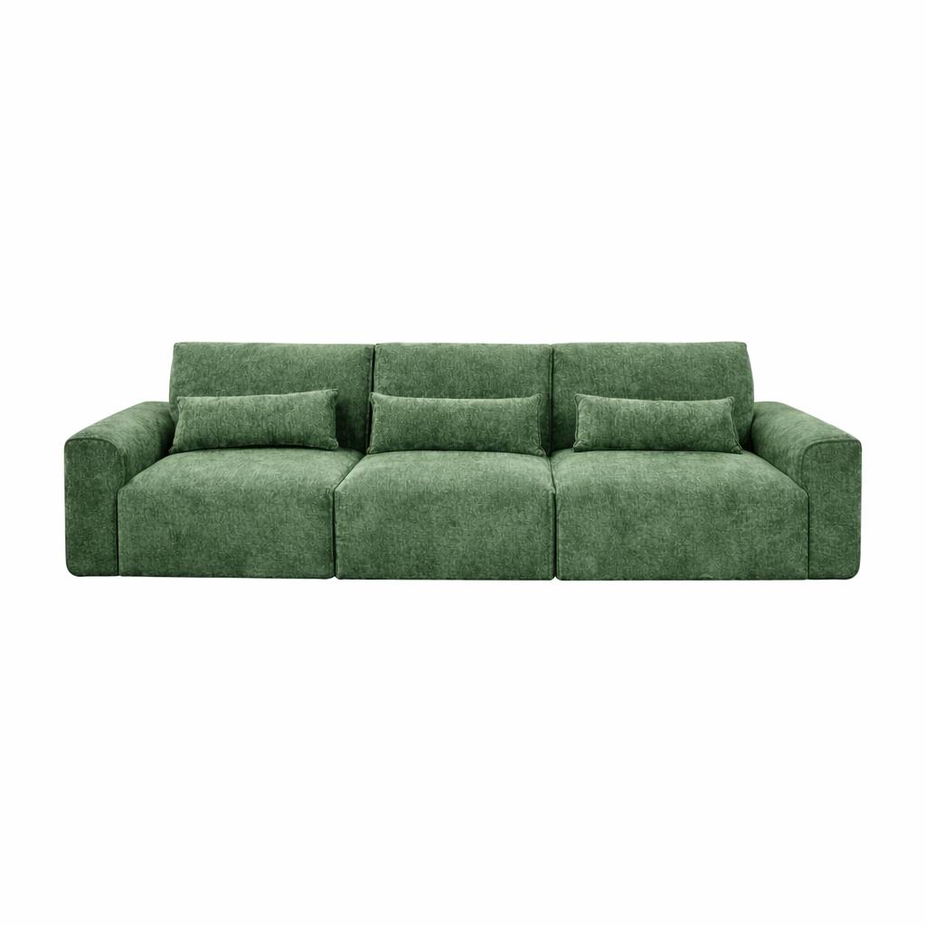 Nick Scali, Harvey Norman, Lounge  Lovers Style green sofa 4 seater