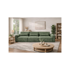 Nick Scali, Harvey Norman, Lounge  Lovers Style green sofa 4 seater