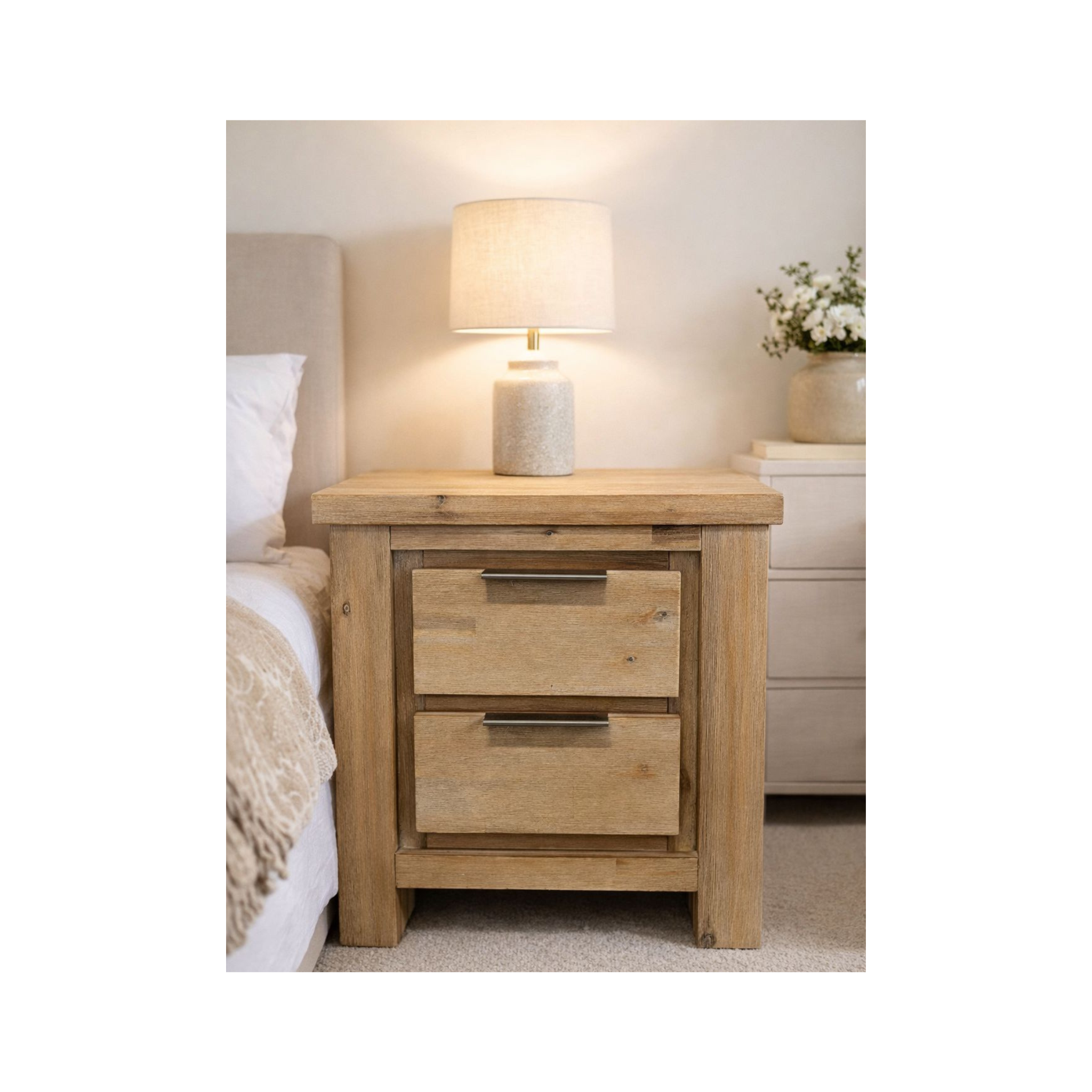 MARS Bedside 2 Drawers