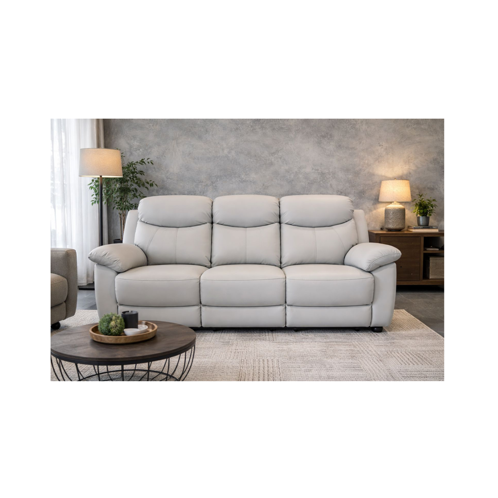 KASSEL 3 Seat Leather Electric Recliner