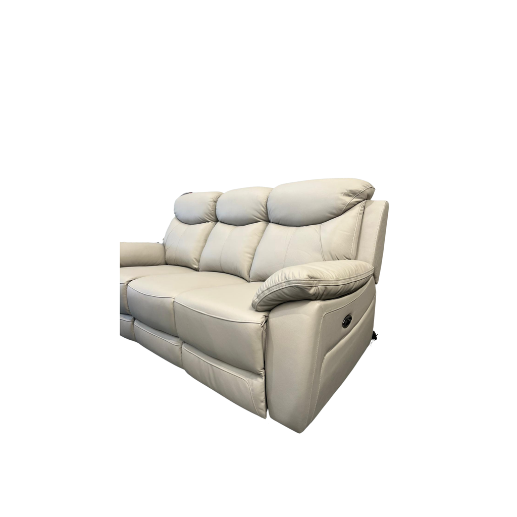 KASSEL 3 Seat Leather Electric Recliner