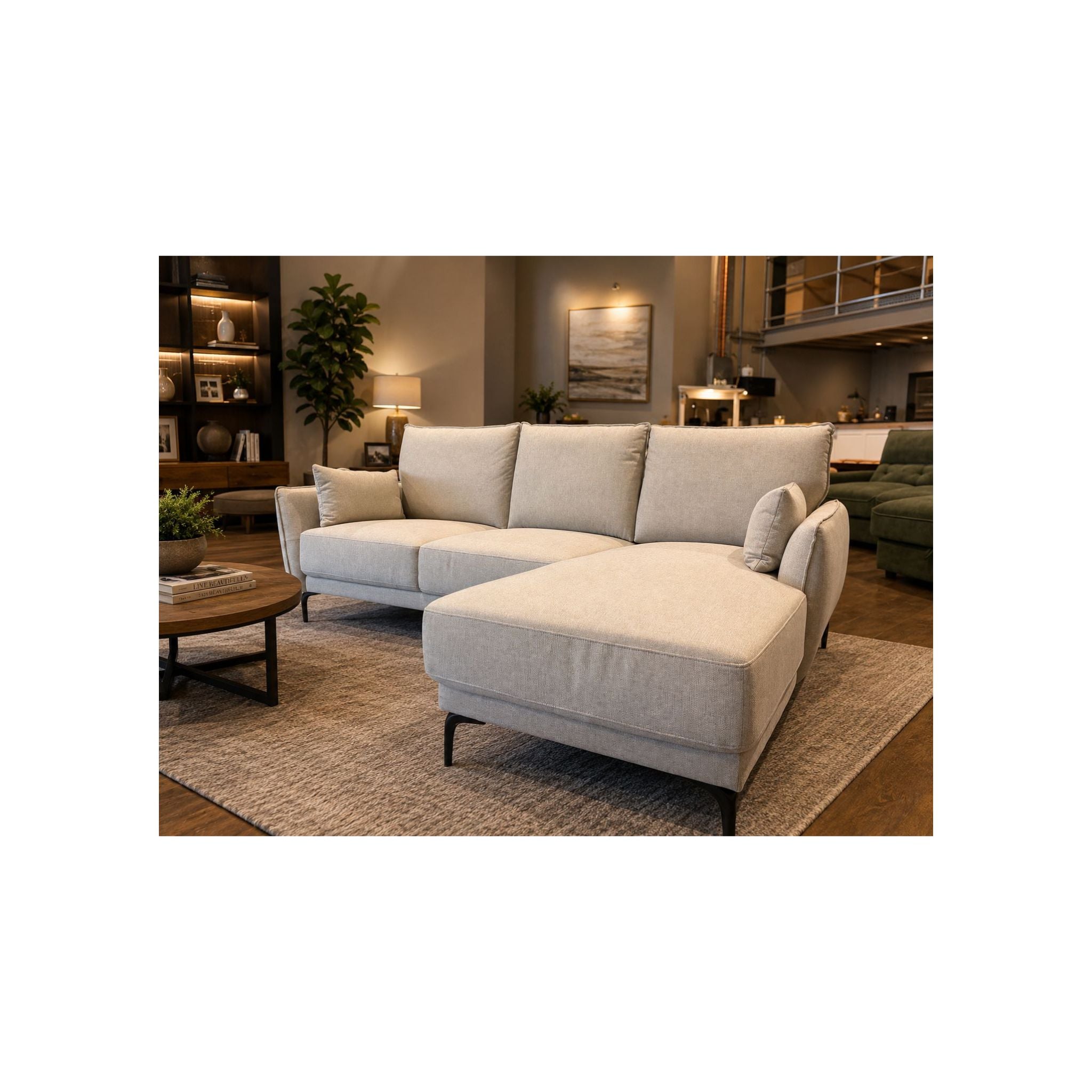 GIGI 3 Seat Chaise Sofa