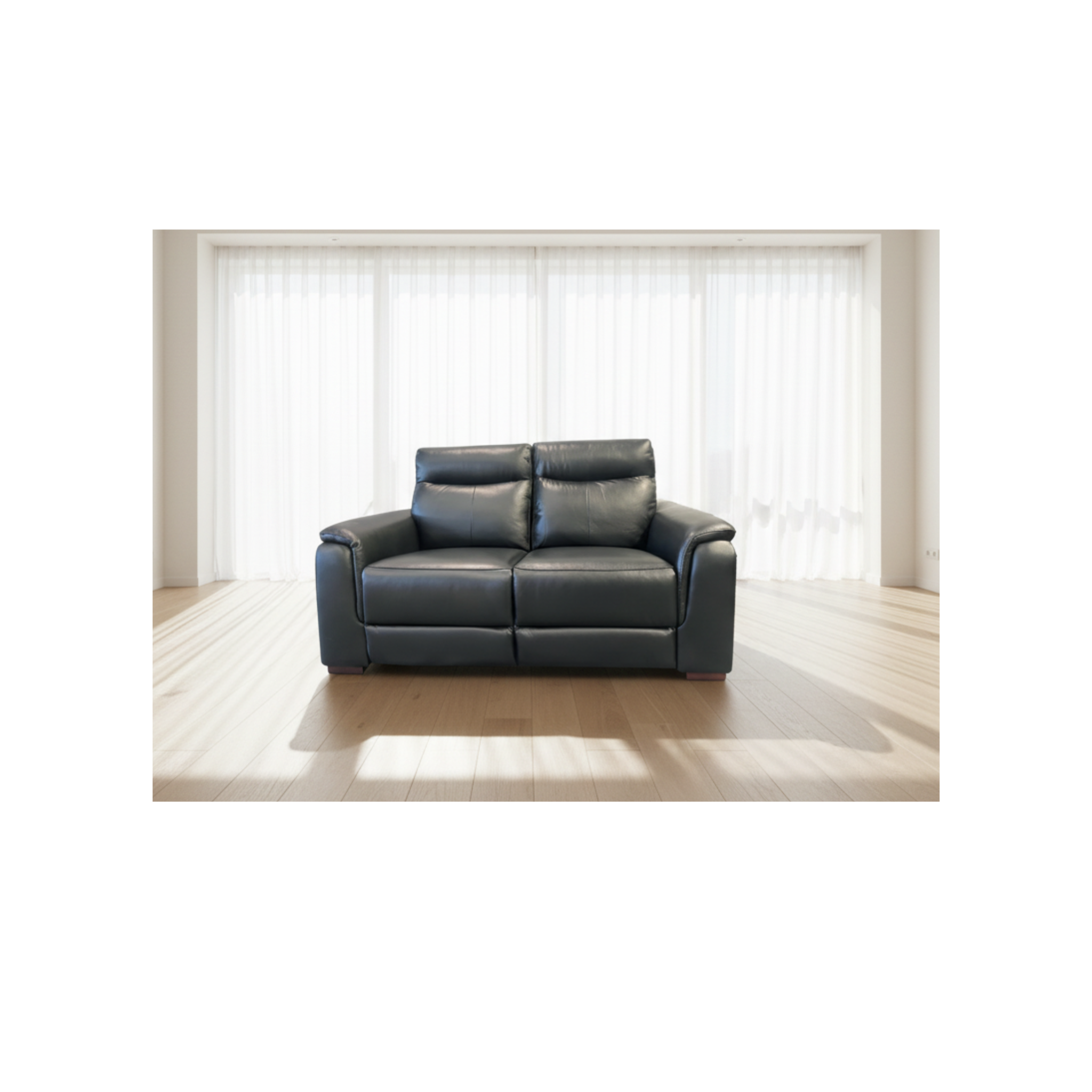 ESSEN 2 Seater Leather Electric Recliner
