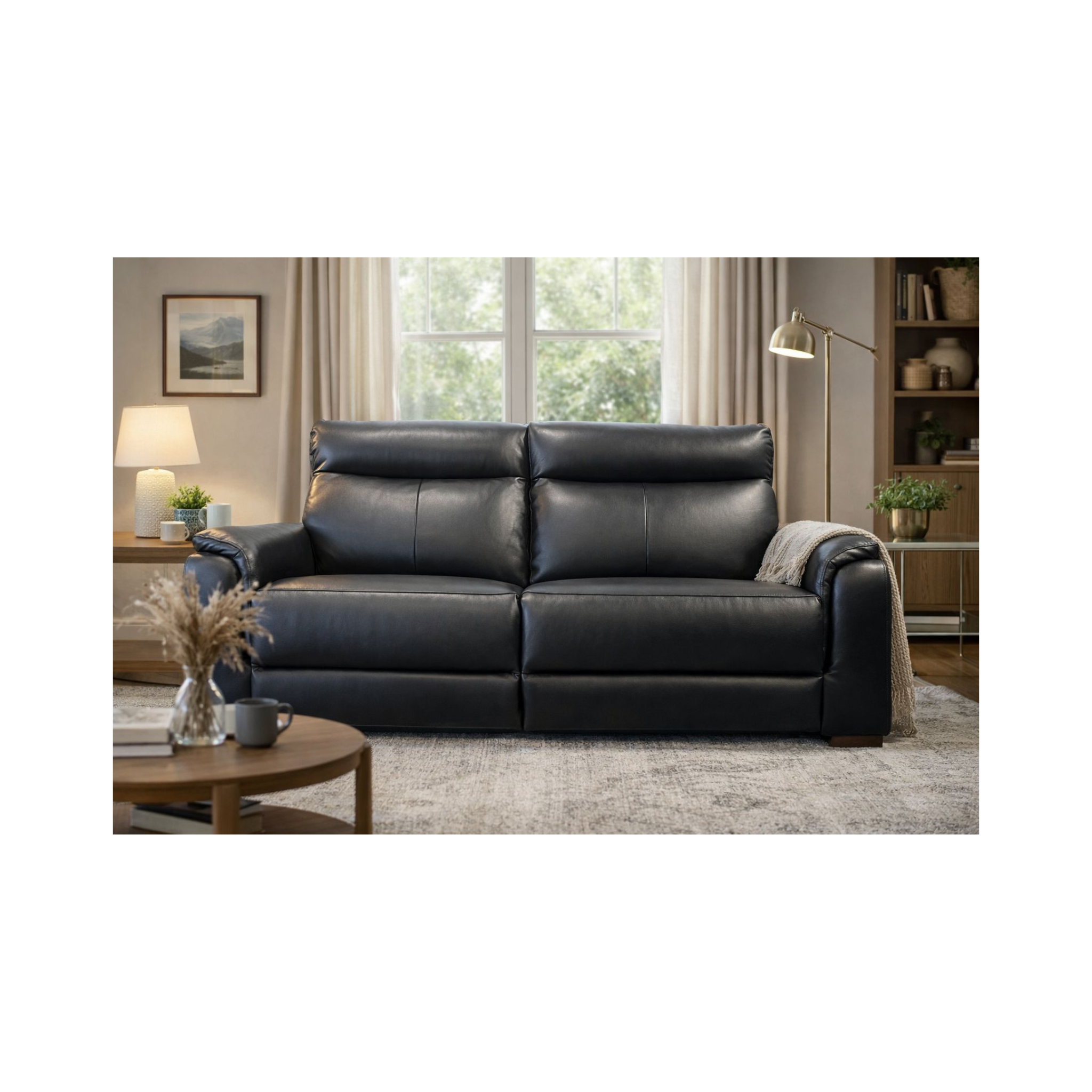 ESSEN 3 Seater Leather Electric Recliner