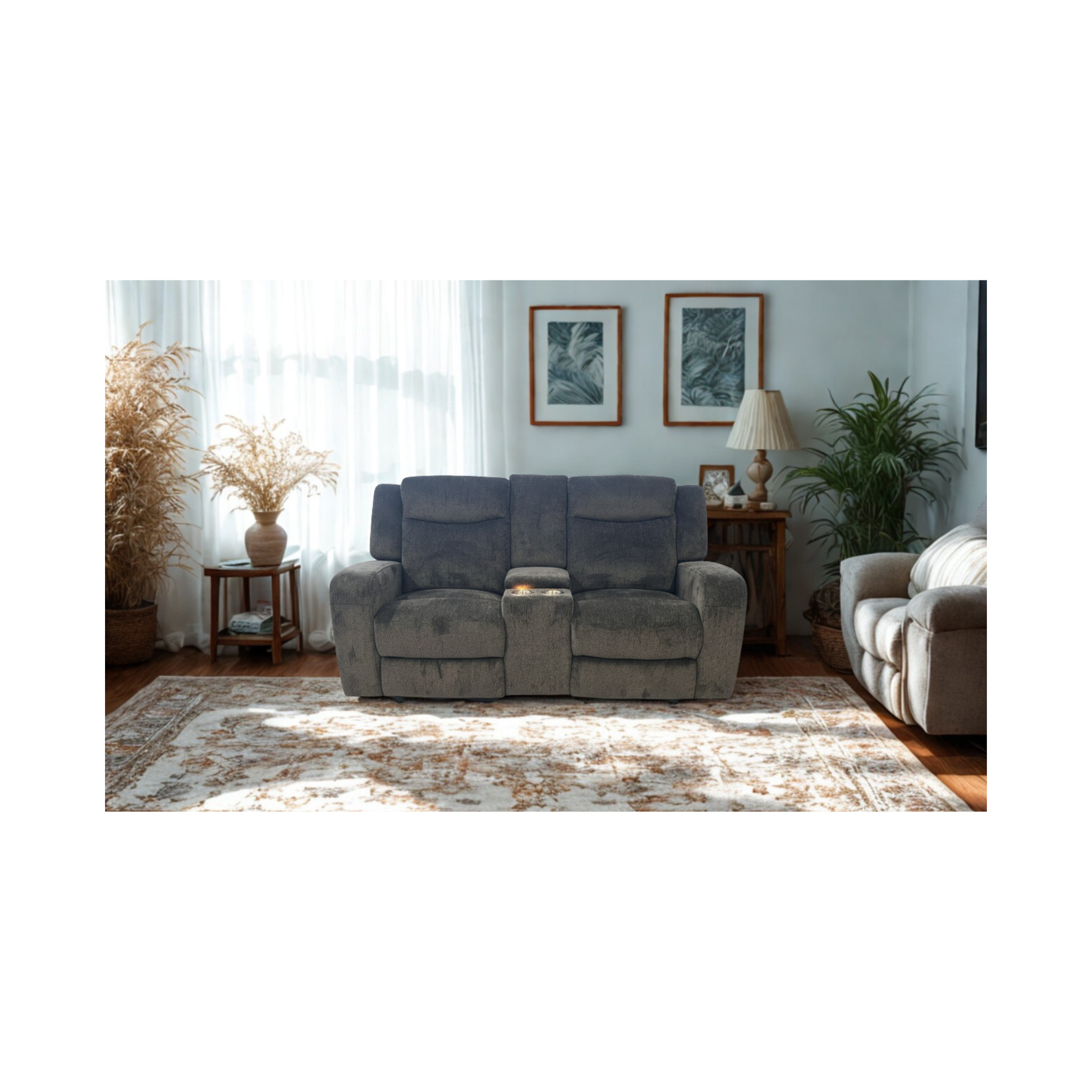 JACOB 2 Seater Manual Recliner