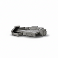 JAMIE Corner Sofabed with Storage Ottoman