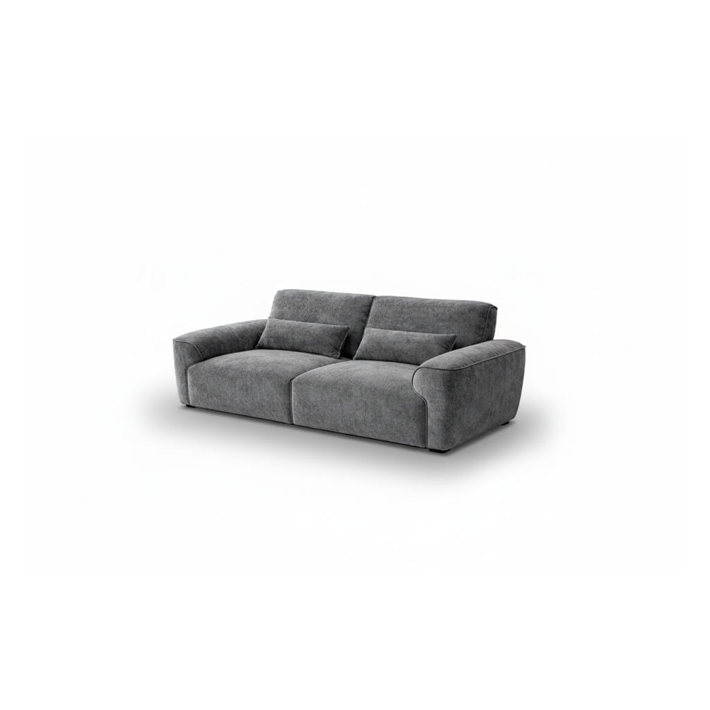 OLLIE 3 Seat Modular Sofa - Embrace Chenille Fabric with Deep Comfort Seating