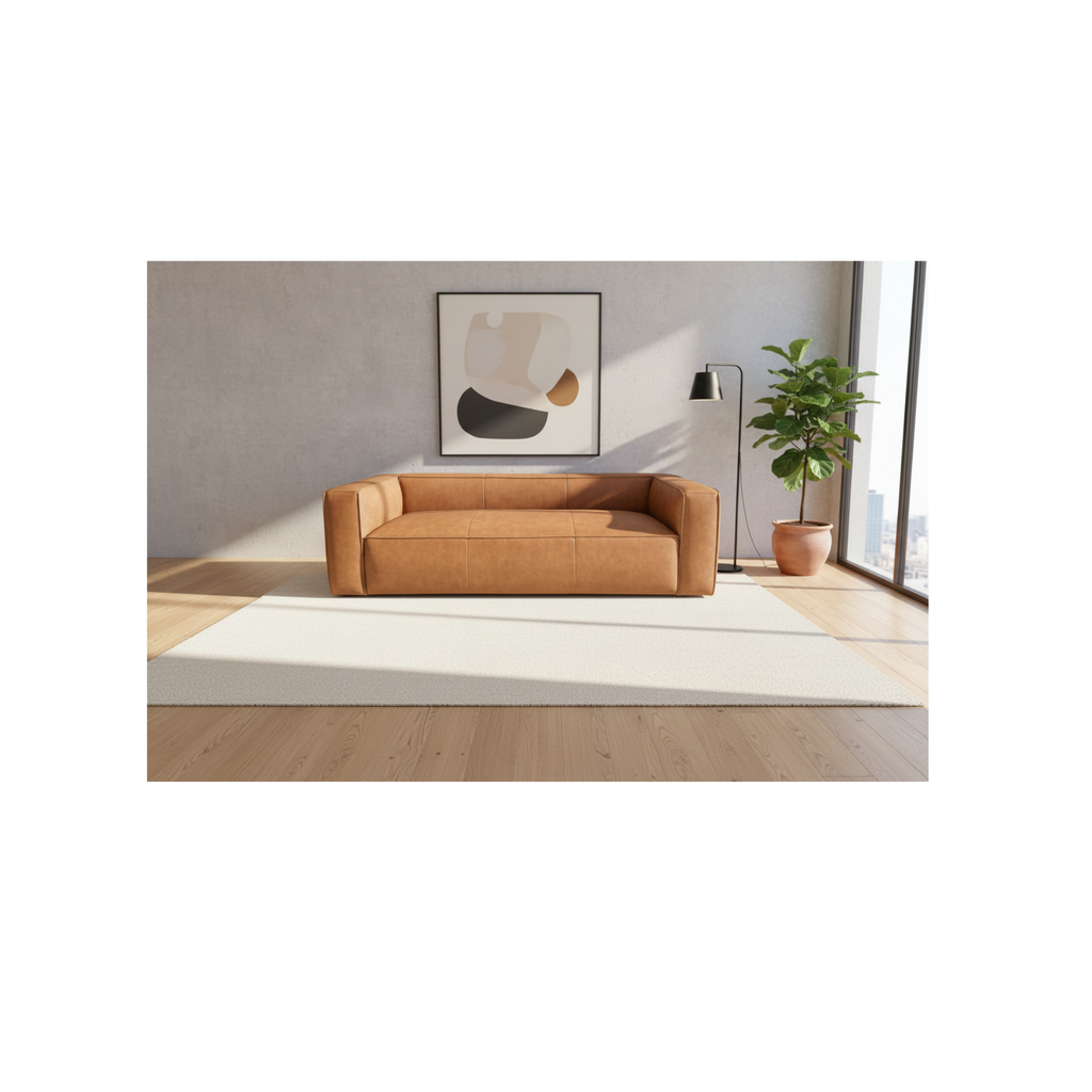 CALI 3 Seat Leather Sofa
