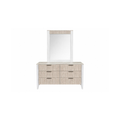 BEACH Dresser 6 Drawers + Mirror