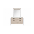 BEACH Dresser 6 Drawers + Mirror