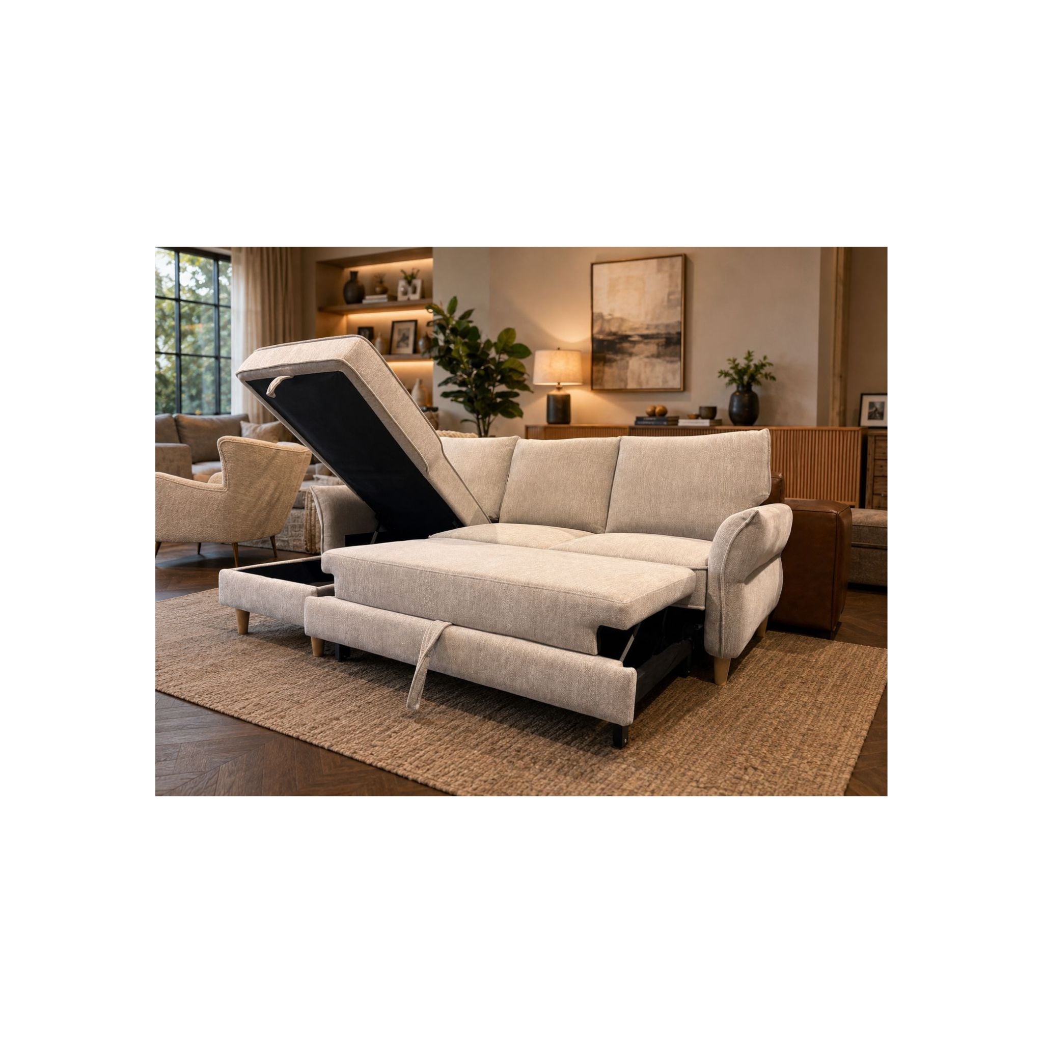 WINNIE Reversible Chaise Sofa Bed
