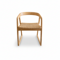 Nick Scali style wooden dining chair