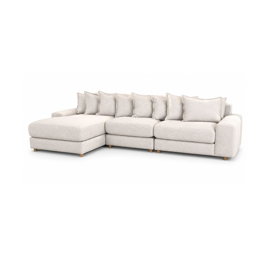 NATALIE 4 Seat Chaise Sofa
