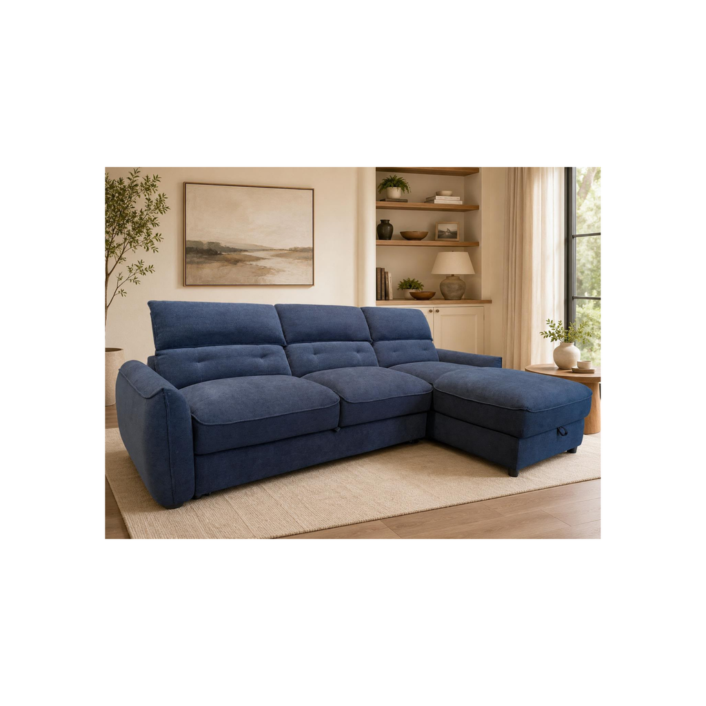 BAILEY Sofabed with Storage Chaise