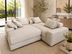 NATALIE 4 Seat Chaise Sofa