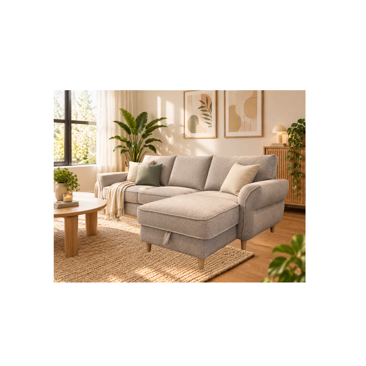 WINNIE Reversible Chaise Sofa Bed